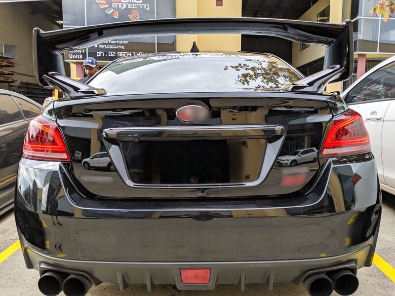 Clear Red Full LED V3 Dynamic Indicator LED Tail Lights Fit For Subaru WRX STI VA 2015-2021