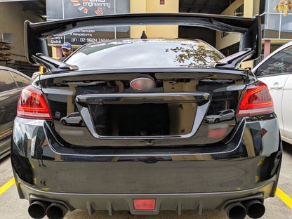 Clear Red Full LED V3 Dynamic Indicator LED Tail Lights Fit For Subaru WRX STI VA 2015-2021