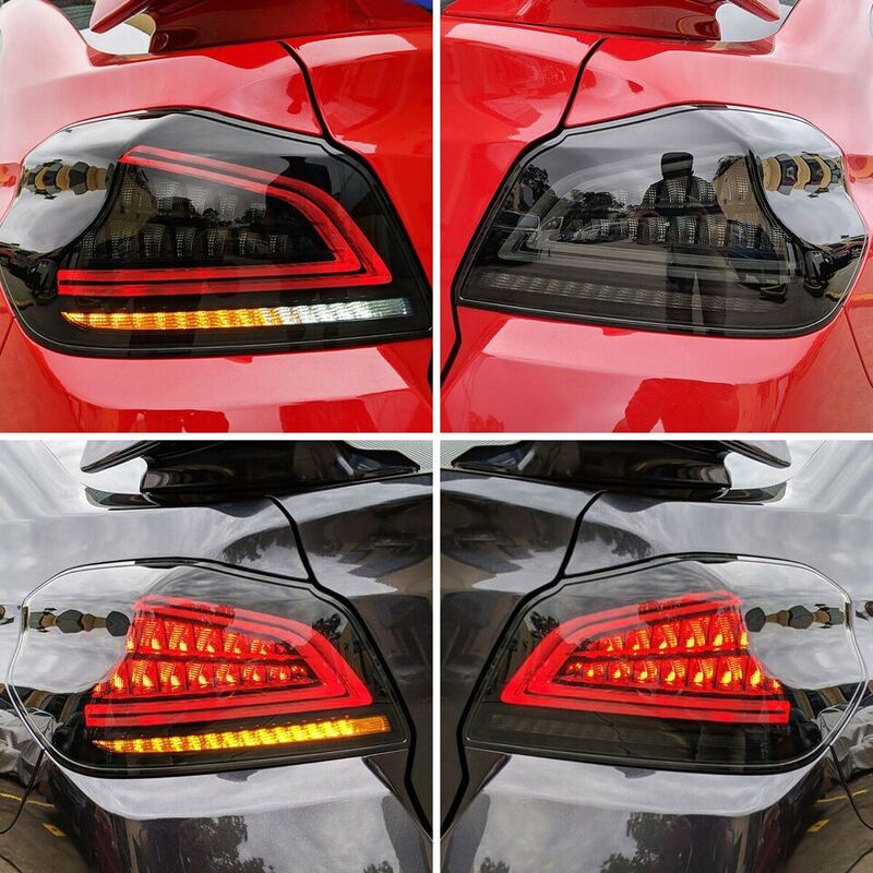 Smoke Full LED V3 Dynamic Indicator LED Tail Lights Fit For Subaru WRX STI VA 2015-2021