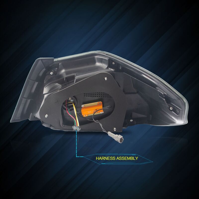 Smoke Full LED V3 Dynamic Indicator LED Tail Lights Fit For Subaru WRX STI VA 2015-2021