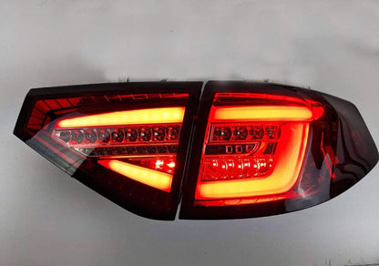 Spec D Smoked Red Sequential LED Taillights Fit For Subaru Impreza WRX STI Hatchback G3 2008-2013