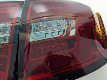 Spec D Smoked Red Sequential LED Taillights Fit For Subaru Impreza WRX STI Hatchback G3 2008-2013