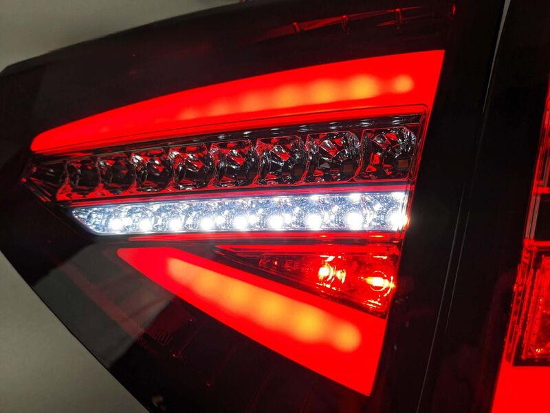 Spec D Smoked Red Sequential LED Taillights Fit For Subaru Impreza WRX STI Hatchback G3 2008-2013