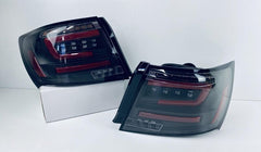Black Red LED Taillights Dynamic Signal Fit For Subaru Impreza WRX STI G3 4D 2008-2013Fit For Subaru Impreza WRX STI G3 4D 2008-2013