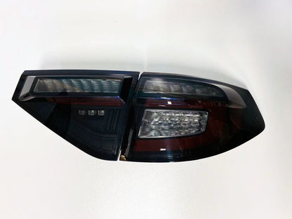 Black Edition R Dynamic Indicator LED Taillight Fit For Subaru Impreza WRX RS STI Hatchback