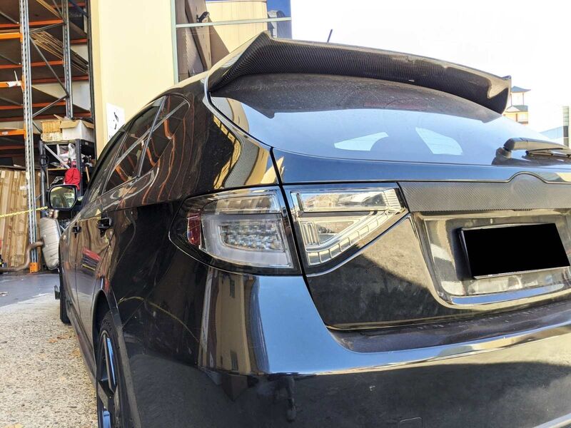 3D Dynamic Indicator Smoke LED Tail Light Fit For Subaru Impreza WRX STI Hatchback G3 2008-2013