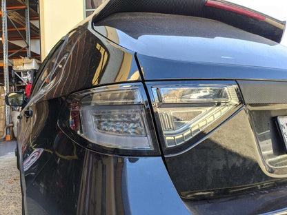 3D Dynamic Indicator Smoke LED Tail Light Fit For Subaru Impreza WRX STI Hatchback G3 2008-2013