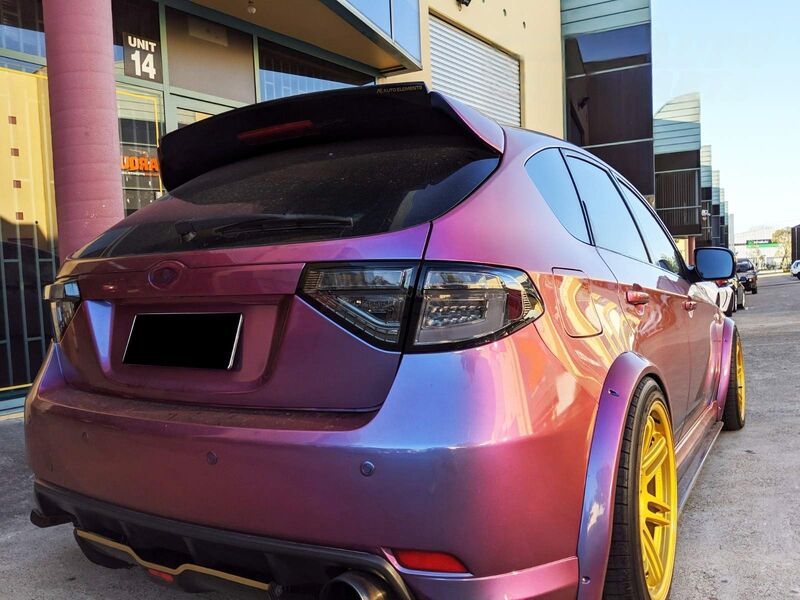 3D Dynamic Indicator Smoke LED Tail Light Fit For Subaru Impreza WRX STI Hatchback G3 2008-2013