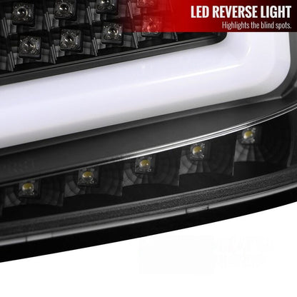 Spec D Glossy Black Sequential LED Taillights Fit For Subaru Impreza WRX STI Sedan G3 2008-2013