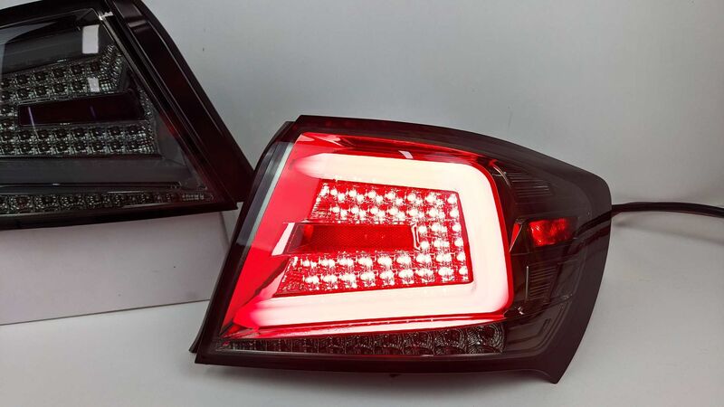 Spec D Smoke LED Taillights Dynamic Signal Fit For Subaru Impreza WRX STI G3 4D 2008-2013