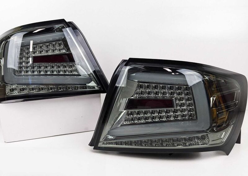 Spec D Smoke LED Taillights Dynamic Signal Fit For Subaru Impreza WRX STI G3 4D 2008-2013