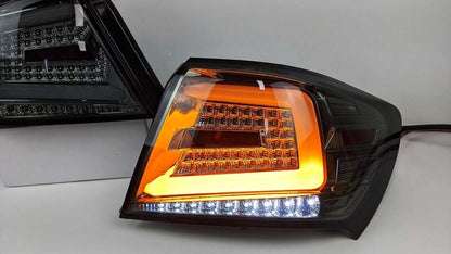 Spec D Smoke LED Taillights Dynamic Signal Fit For Subaru Impreza WRX STI G3 4D 2008-2013