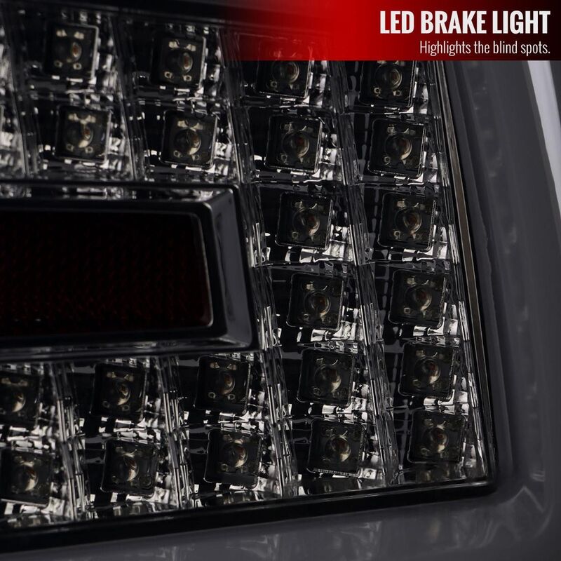 Spec D Smoke LED Taillights Dynamic Signal Fit For Subaru Impreza WRX STI G3 4D 2008-2013