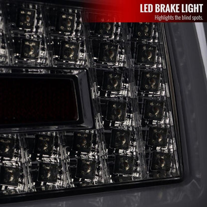 Spec D Smoke LED Taillights Dynamic Signal Fit For Subaru Impreza WRX STI G3 4D 2008-2013