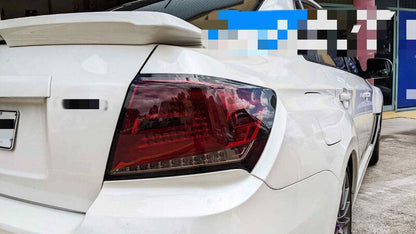 Spec D Smoked Red Sequential LED Taillights Fit For Subaru Impreza WRX STI Sedan G3 2008-2013