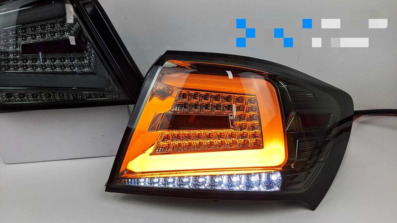 Spec D Smoked Red Sequential LED Taillights Fit For Subaru Impreza WRX STI Sedan G3 2008-2013
