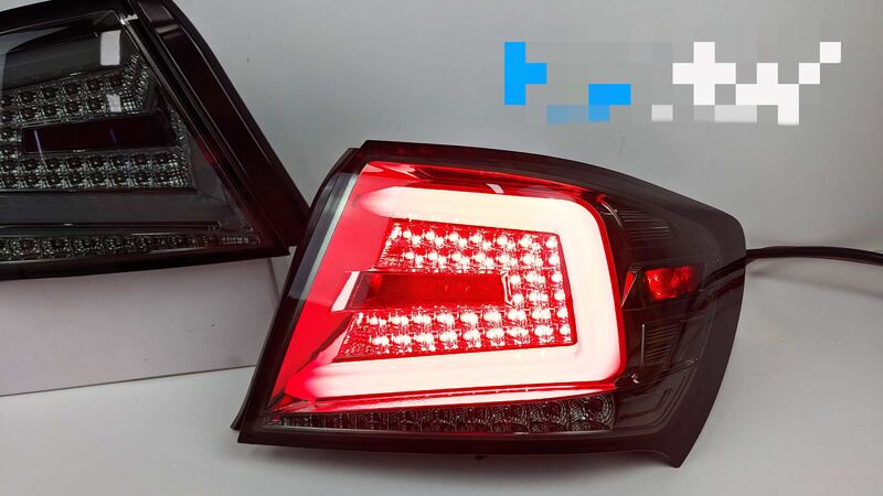 Spec D Smoked Red Sequential LED Taillights Fit For Subaru Impreza WRX STI Sedan G3 2008-2013