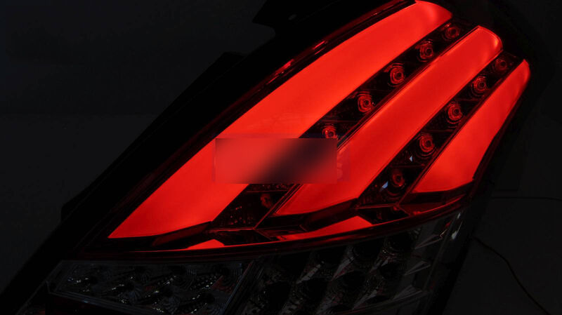 Clear Red Full LED Tail Lights Fit For Suzuki Swift FZ GA GLX GL 2011-2016