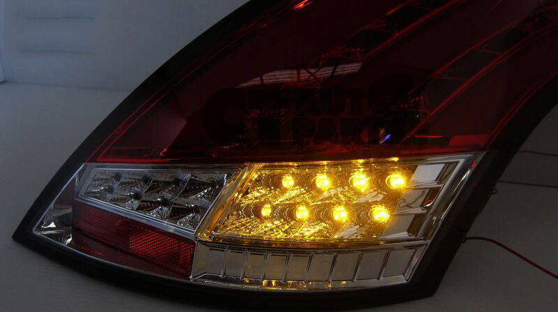 Clear Red Full LED Tail Lights Fit For Suzuki Swift FZ GA GLX GL 2011-2016