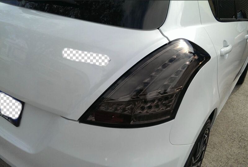 Smoke Full LED Tail Lights Fit For Suzuki Swift FZ GA GLX GL 2011-2016