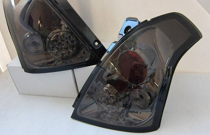 Smoke Full LED Tail Lights Fit For Suzuki Swift Sport Taillights 2004-2010