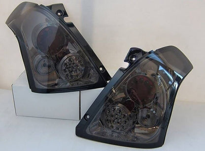 Smoke Full LED Tail Lights Fit For Suzuki Swift Sport Taillights 2004-2010