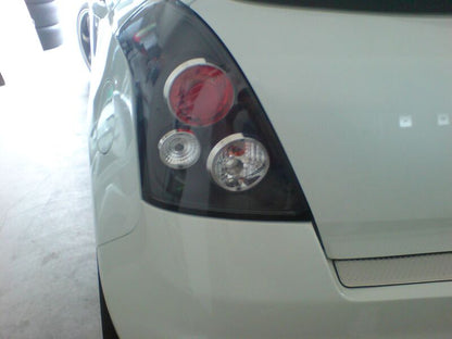 Black Altezza Tail Lights Fit For Suzuki Swift Hatchback 2004-2006