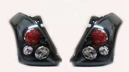 Black Altezza Tail Lights Fit For Suzuki Swift Hatchback 2004-2006