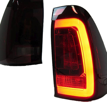 Smoke Red LED 3D Tail Lights Fit For Toyota Hilux REVO SR5 VIGO 2015-2020