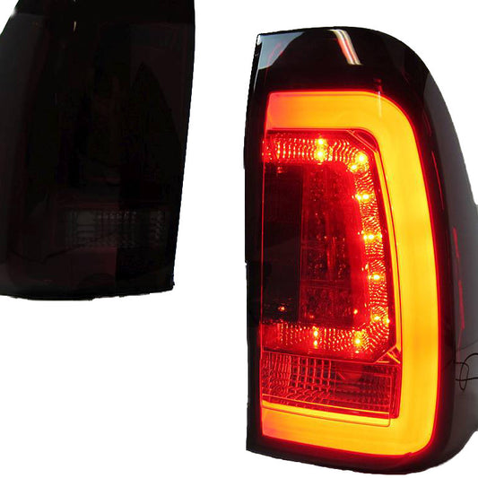 Smoke Red LED 3D Tail Lights Fit For Toyota Hilux REVO SR5 VIGO 2015-2020
