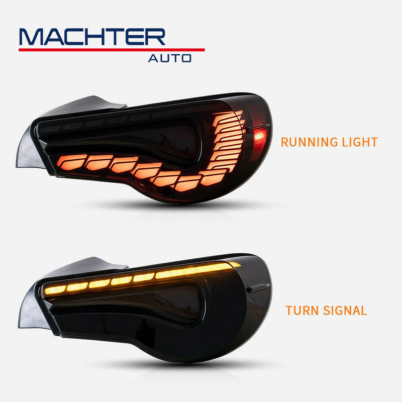 Vland V2 Smoke LED Tail Lights Fit For Toyota 86 GT GTS For Subaru BRZ 2012-2021