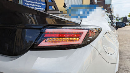 Intec Black LED Dynamic Tail Lights Fit For Toyota 86 GR86 For Subaru BRZ 2022-2023
