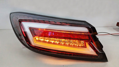 Intec Clear Red LED Dynamic Tail Lights Fit For Toyota 86 GR86 For Subaru BRZ 2022-2023