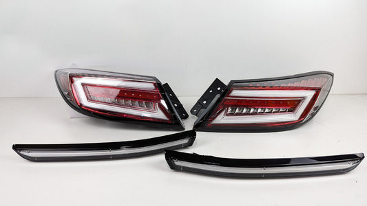 Intec Clear Red LED Dynamic Tail Lights Fit For Toyota 86 GR86 For Subaru BRZ 2022-2023