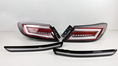 Intec Clear Red LED Dynamic Tail Lights Fit For Toyota 86 GR86 For Subaru BRZ 2022-2023