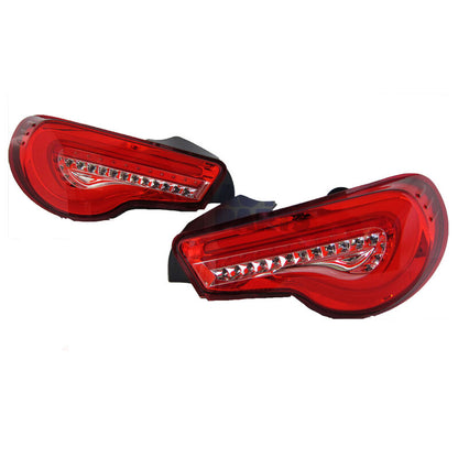 Full Red LED Tail Lights Fit For Toyota 86 GT GTS For Subaru BRZ ZN6 2012-2021
