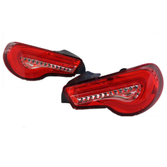 Full Red LED Tail Lights Fit For Toyota 86 GT GTS For Subaru BRZ ZN6 2012-2021