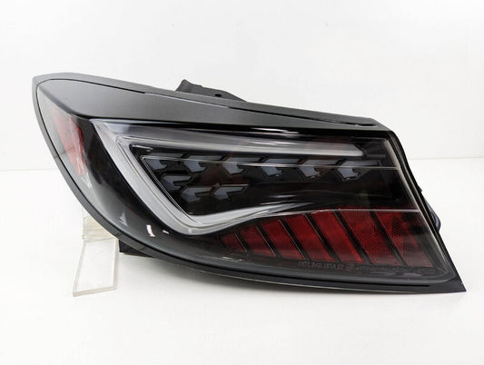 OLM Black White Bar LED Dynamic Tail Lights Fit For Toyota 86 GR86 For Subaru BRZ 2022-2023