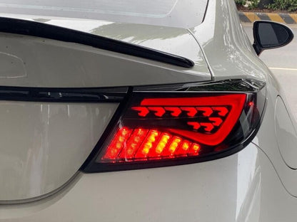 OLM Black Edition LED Dynamic Tail Lights Fit For Toyota 86 GR86 For Subaru BRZ 2022-2023