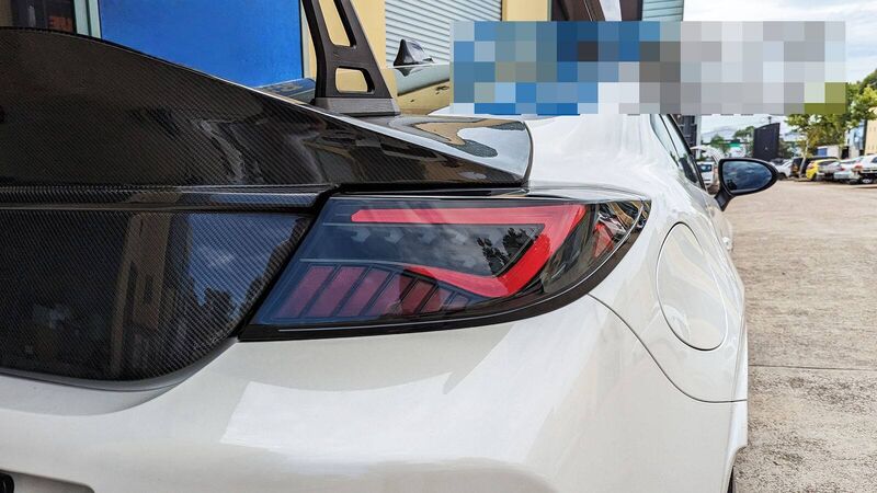 OLM Black Edition LED Dynamic Tail Lights Fit For Toyota 86 GR86 For Subaru BRZ 2022-2023
