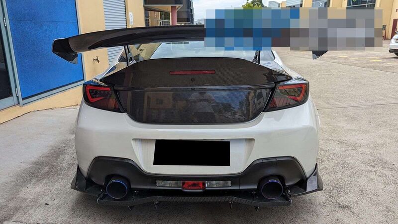 OLM Black Edition LED Dynamic Tail Lights Fit For Toyota 86 GR86 For Subaru BRZ 2022-2023
