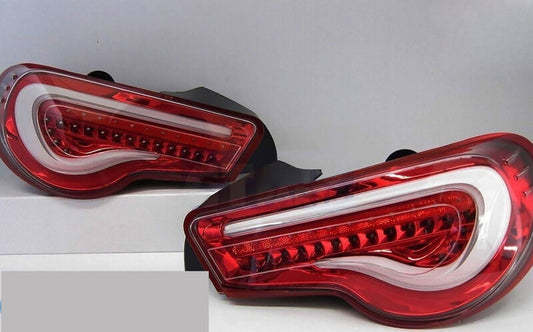 Clear Red LED Tail Light Fit For Toyota 86 FT86 GTS For Subaru BRZ ZN6 Dynamic Blinker 2012-2021