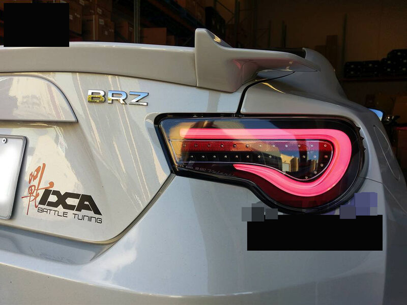 Black LED Tail Lights Fit For Toyota 86 FT86 GT GTS For Subaru BRZ 2012-2021