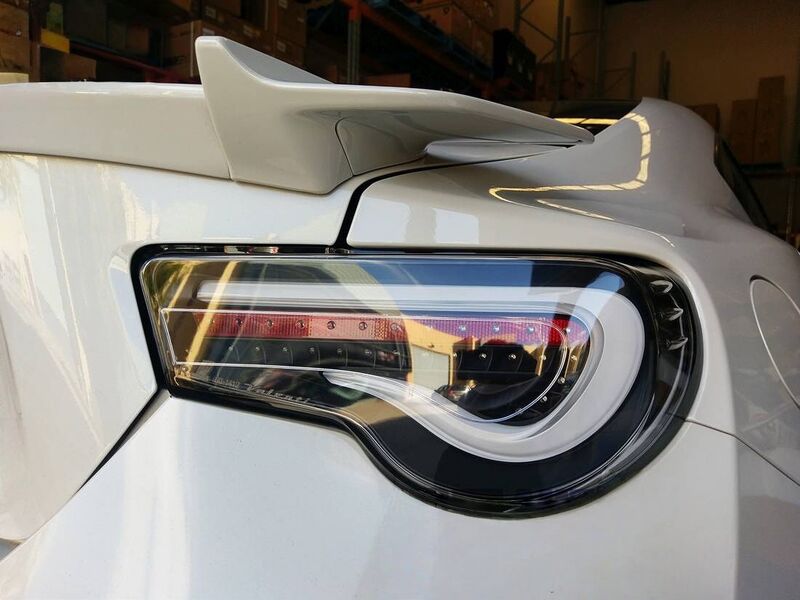 Black LED Tail Lights Fit For Toyota 86 FT86 GT GTS For Subaru BRZ 2012-2021