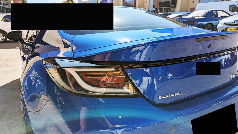 Black White Bar LED Dynamic Tail Lights Fit For Toyota 86 GR86 For Subaru BRZ 2022-2023