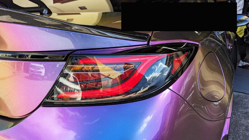 Black Red Bar LED Dynamic Tail Lights Fit For Toyota 86 GR86 For Subaru BRZ 2022-2023