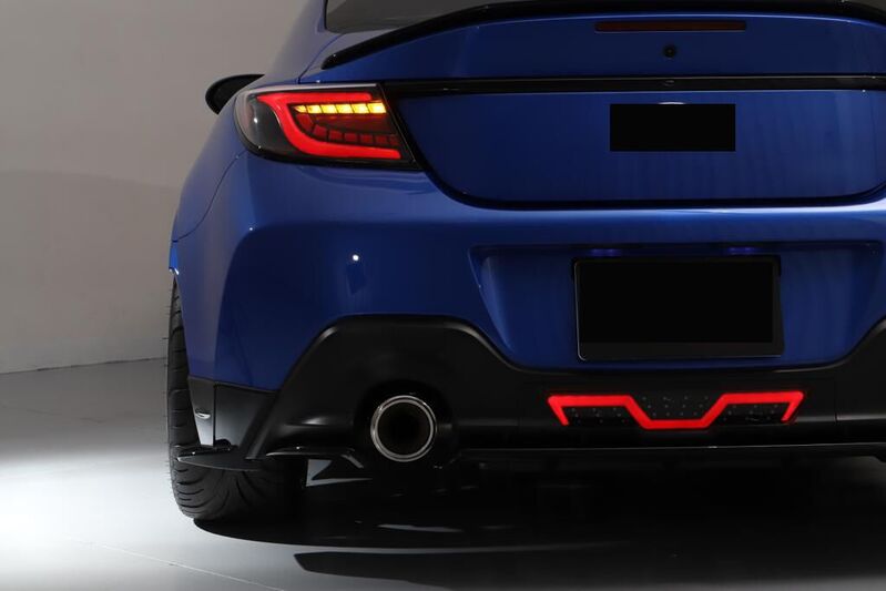 Clear Red LED Dynamic Tail Lights Fit For Toyota 86 GR86 For Subaru BRZ 2022-2023