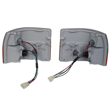 Pair Front Corner Indicators Lights Fit For Toyota Hiace Van RZH/LH 1989-2005 With Bulb