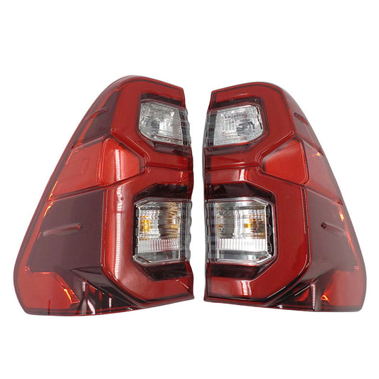 LED Tail Lights Lamp Fit For Toyota Hilux SR SR5 Rugge GUN126 2.8L 2015-ON Sequential Rear