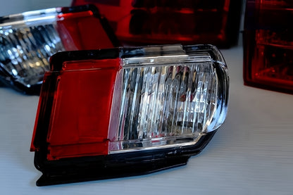 Clear Red LED Tail Light Fit For Toyota Land-Cruiser Prado 2009-2013 / Free Fog Lights